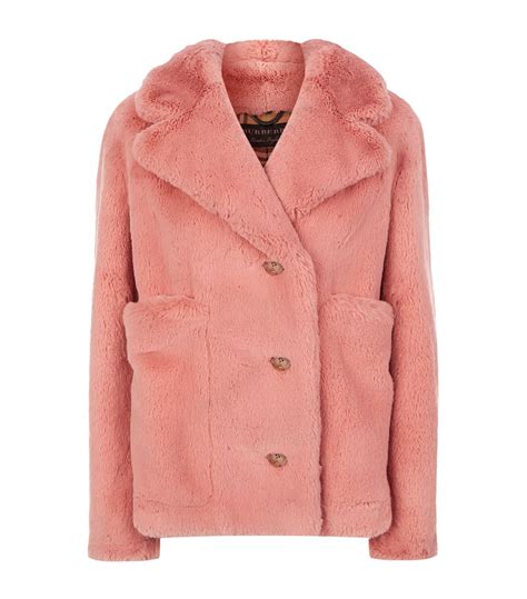 pink coat burberry fur future|burberry animal furs.